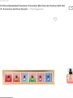 Victoria's Secret Bombshell Gift Box - Gold
